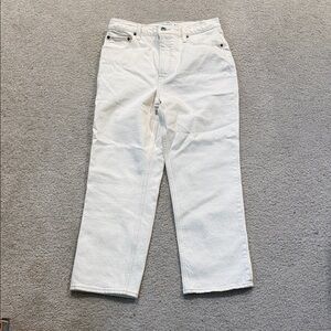 Abercrombie Ultra High Rise Straight-Leg Jeans